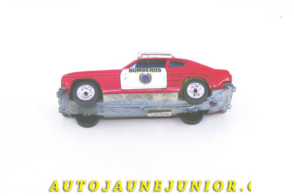 Le #4377 - Guisval - Ford - Capri Bomberos (premier type) est en vente sur Auto Jaune Junior ! Tekno, Politoys, Mebetoys, Mercury, Joal, Diapet, Märklin, TootsieToys.Vous avez le même jouet ? Profitez de notre expertise pour vous accompagner dans la vente de vos modèles ou votre collection ! Nous achetons tous lots de miniatures ! Contactez nous ! contact@autojaunejunior.com. 
