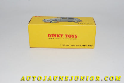 Le #4400 - Dinky Toys - Citroën - Boite vide repro 2 CV est en vente sur Auto Jaune Junior ! Tekno, Politoys, Mebetoys, Mercury, Joal, Diapet, Märklin, TootsieToys.Vous avez le même jouet ? Profitez de notre expertise pour vous accompagner dans la vente de vos modèles ou votre collection ! Nous achetons tous lots de miniatures ! Contactez nous ! contact@autojaunejunior.com. 