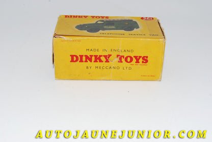 Le #4418 - Dinky Toys - Morris - Camionnette Post office telephone est en vente sur Auto Jaune Junior ! Tekno, Politoys, Mebetoys, Mercury, Joal, Diapet, Märklin, TootsieToys.Vous avez le même jouet ? Profitez de notre expertise pour vous accompagner dans la vente de vos modèles ou votre collection ! Nous achetons tous lots de miniatures ! Contactez nous ! contact@autojaunejunior.com. 