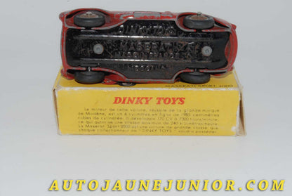 Le #4503 - Dinky Toys - Maseratti - Sport 2000 est en vente sur Auto Jaune Junior ! Tekno, Politoys, Mebetoys, Mercury, Joal, Diapet, Märklin, TootsieToys.Vous avez le même jouet ? Profitez de notre expertise pour vous accompagner dans la vente de vos modèles ou votre collection ! Nous achetons tous lots de miniatures ! Contactez nous ! contact@autojaunejunior.com. 