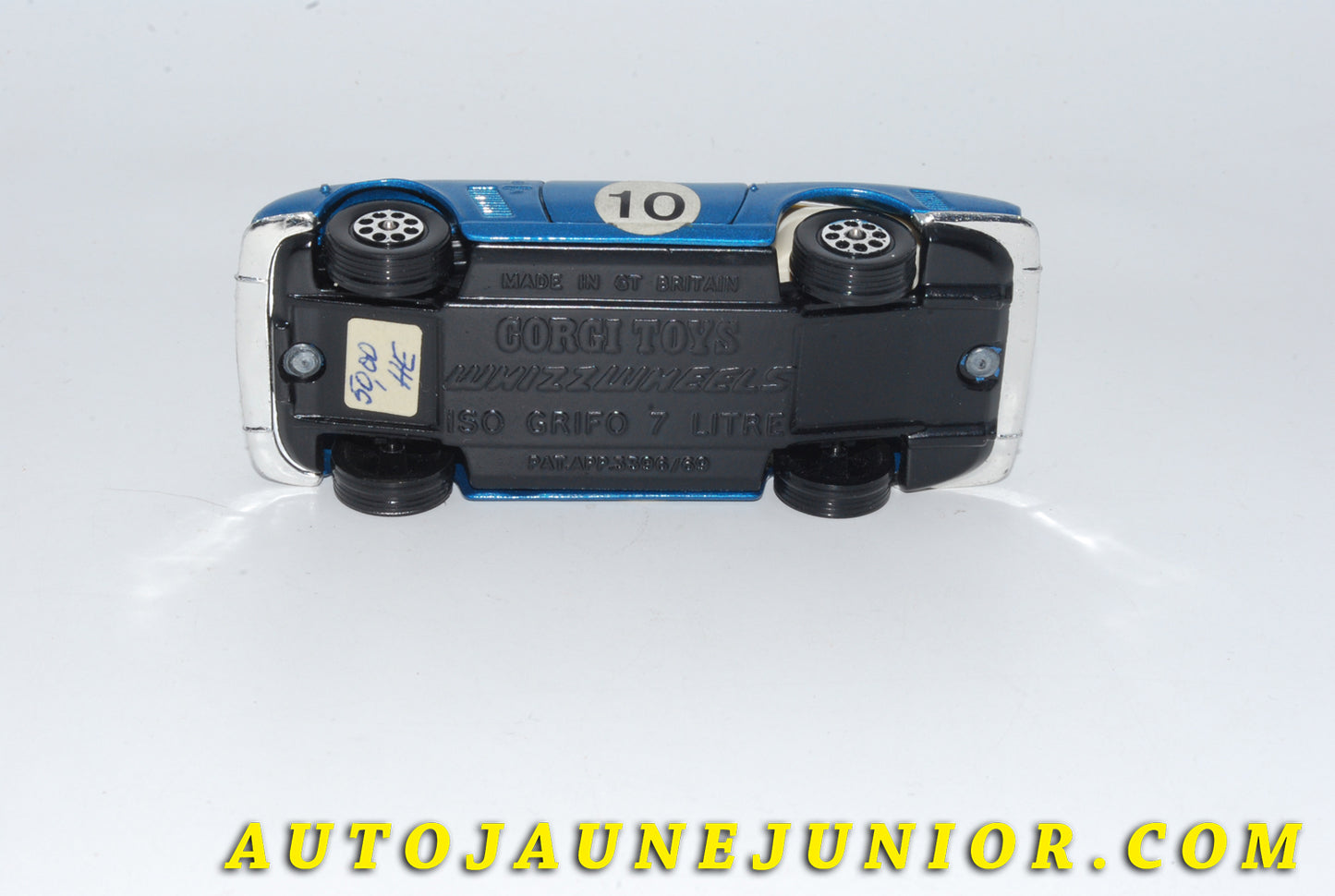 Le #4790 - Corgi Toys - ISO - Griffo 7 litres est en vente sur Auto Jaune Junior ! Tekno, Politoys, Mebetoys, Mercury, Joal, Diapet, Märklin, TootsieToys.Vous avez le même jouet ? Profitez de notre expertise pour vous accompagner dans la vente de vos modèles ou votre collection ! Nous achetons tous lots de miniatures ! Contactez nous ! contact@autojaunejunior.com. 