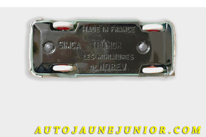 Le Norev Simca Trianon Berline est en vente sur Auto Jaune Junior ! Découvrez nos collections de diecast Tekno, Politoys, Mebetoys, Mercury, Joal, Diapet, Märklin, TootsieToys.AutoJaune Junior ; Vous avez le même jouet ? Profitez de notre expertise pour vous accompagner dans la vente de vos modèles ou votre collection ! Nous achetons tous lots de miniatures ! Contactez nous !