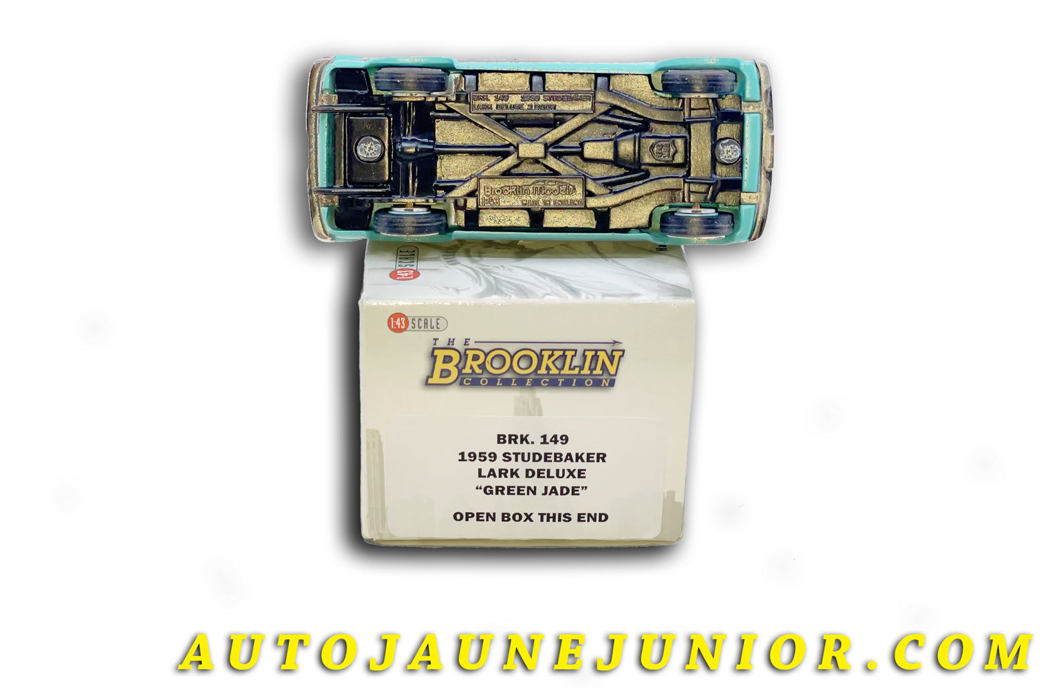 Le Brooklin Studebaker Lard Deluxe "Green Jade' 1959 est en vente sur Auto Jaune Junior ! Découvrez nos collections de diecast Tekno, Politoys, Mebetoys, Mercury, Joal, Diapet, Märklin, TootsieToys.AutoJaune Junior ; Vous avez le même jouet ? Profitez de notre expertise pour vous accompagner dans la vente de vos modèles ou votre collection ! Nous achetons tous lots de miniatures ! Contactez nous !