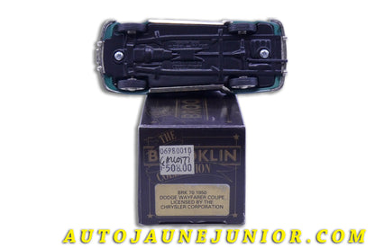 Le Brooklin Chrysler Dodge WayFarer 1950 #70 est en vente sur Auto Jaune Junior ! Découvrez nos collections de diecast Tekno, Politoys, Mebetoys, Mercury, Joal, Diapet, Märklin, TootsieToys.AutoJaune Junior ; Vous avez le même jouet ? Profitez de notre expertise pour vous accompagner dans la vente de vos modèles ou votre collection ! Nous achetons tous lots de miniatures ! Contactez nous !