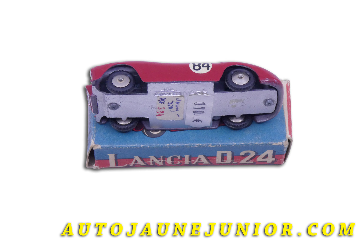 Le Mercury Lancia D24 est en vente sur Auto Jaune Junior ! Découvrez nos collections de diecast Tekno, Politoys, Mebetoys, Mercury, Joal, Diapet, Märklin, TootsieToys.AutoJaune Junior ; Vous avez le même jouet ? Profitez de notre expertise pour vous accompagner dans la vente de vos modèles ou votre collection ! Nous achetons tous lots de miniatures ! Contactez nous !