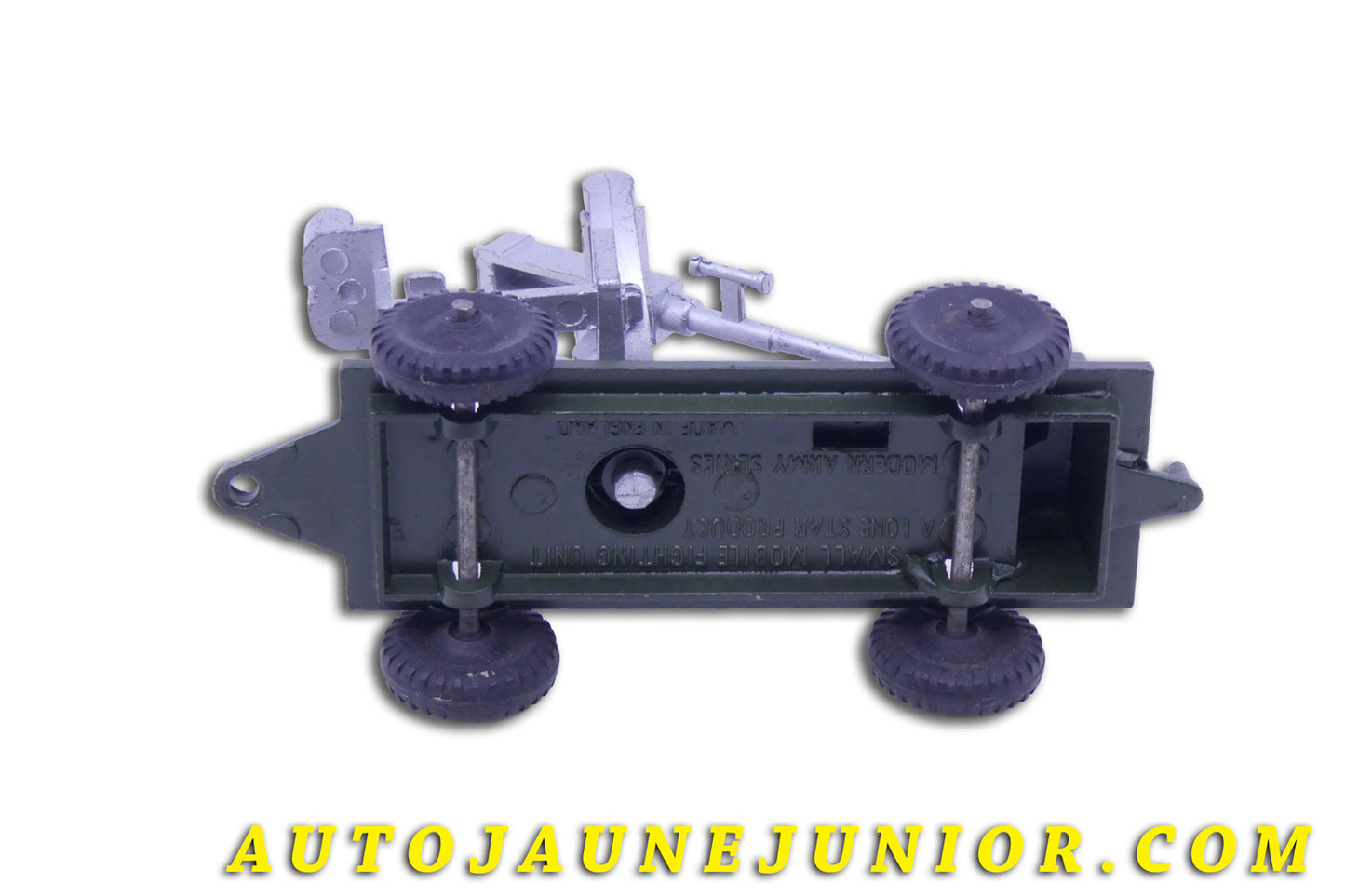Le Lonestar Remorque Plateau avec canon bi-tube (Small Mobile fighting Unit) est en vente sur Auto Jaune Junior ! Découvrez nos collections de diecast Tekno, Politoys, Mebetoys, Mercury, Joal, Diapet, Märklin, TootsieToys.AutoJaune Junior ; Vous avez le même jouet ? Profitez de notre expertise pour vous accompagner dans la vente de vos modèles ou votre collection ! Nous achetons tous lots de miniatures ! Contactez nous !