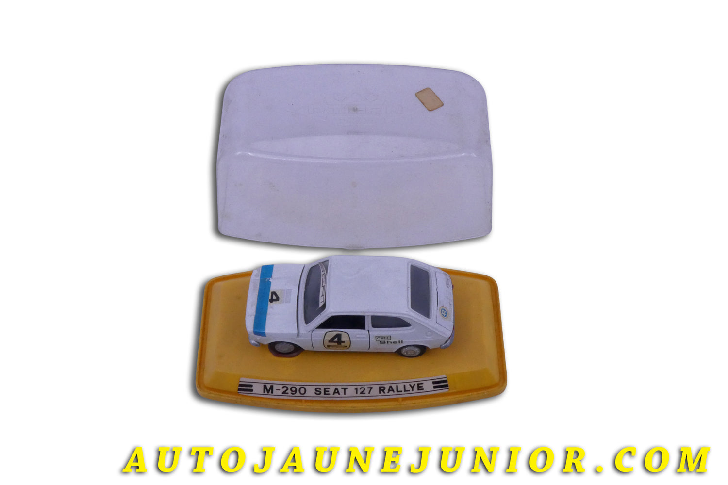 Le Pilen Seat 127 Rallye est en vente sur Auto Jaune Junior ! Découvrez nos collections de diecast Tekno, Politoys, Mebetoys, Mercury, Joal, Diapet, Märklin, TootsieToys.AutoJaune Junior ; Vous avez le même jouet ? Profitez de notre expertise pour vous accompagner dans la vente de vos modèles ou votre collection ! Nous achetons tous lots de miniatures ! Contactez nous !