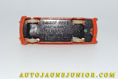Le #5562 - Dinky Toys - Packard - Clipper Sedan est en vente sur Auto Jaune Junior ! Tekno, Politoys, Mebetoys, Mercury, Joal, Diapet, Märklin, TootsieToys.Vous avez le même jouet ? Profitez de notre expertise pour vous accompagner dans la vente de vos modèles ou votre collection ! Nous achetons tous lots de miniatures ! Contactez nous ! contact@autojaunejunior.com. 