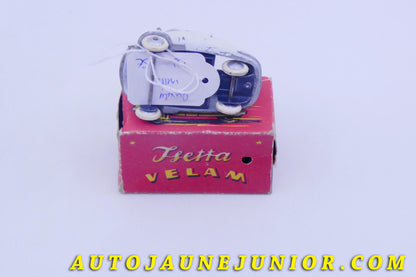 Le #5834 - Quiralu - Isetta - Velam est en vente sur Auto Jaune Junior ! Tekno, Politoys, Mebetoys, Mercury, Joal, Diapet, Märklin, TootsieToys.Vous avez le même jouet ? Profitez de notre expertise pour vous accompagner dans la vente de vos modèles ou votre collection ! Nous achetons tous lots de miniatures ! Contactez nous ! contact@autojaunejunior.com. 