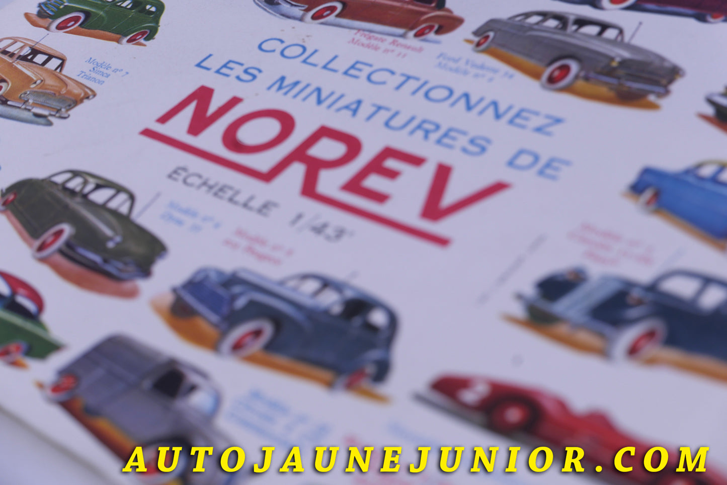 Le #6146 - Norev - Document - Affichette est en vente sur Auto Jaune Junior ! Tekno, Politoys, Mebetoys, Mercury, Joal, Diapet, Märklin, TootsieToys.Vous avez le même jouet ? Profitez de notre expertise pour vous accompagner dans la vente de vos modèles ou votre collection ! Nous achetons tous lots de miniatures ! Contactez nous ! contact@autojaunejunior.com. 