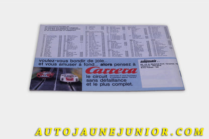Le #6149 - Solido - Document - Catalogue 1972 est en vente sur Auto Jaune Junior ! Tekno, Politoys, Mebetoys, Mercury, Joal, Diapet, Märklin, TootsieToys.Vous avez le même jouet ? Profitez de notre expertise pour vous accompagner dans la vente de vos modèles ou votre collection ! Nous achetons tous lots de miniatures ! Contactez nous ! contact@autojaunejunior.com. 