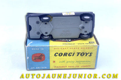 Le #6313 - Corgi Toys - Chevrolet - Impala "Police state patrol" est en vente sur Auto Jaune Junior ! Tekno, Politoys, Mebetoys, Mercury, Joal, Diapet, Märklin, TootsieToys.Vous avez le même jouet ? Profitez de notre expertise pour vous accompagner dans la vente de vos modèles ou votre collection ! Nous achetons tous lots de miniatures ! Contactez nous ! contact@autojaunejunior.com. 