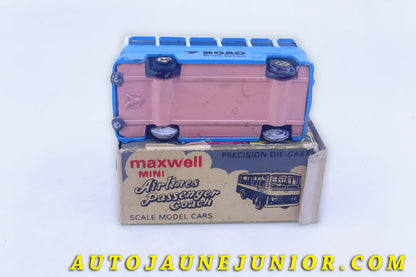 Le #6323 - Maxell - Leyland - Car BOAC est en vente sur Auto Jaune Junior ! Tekno, Politoys, Mebetoys, Mercury, Joal, Diapet, Märklin, TootsieToys.Vous avez le même jouet ? Profitez de notre expertise pour vous accompagner dans la vente de vos modèles ou votre collection ! Nous achetons tous lots de miniatures ! Contactez nous ! contact@autojaunejunior.com. 
