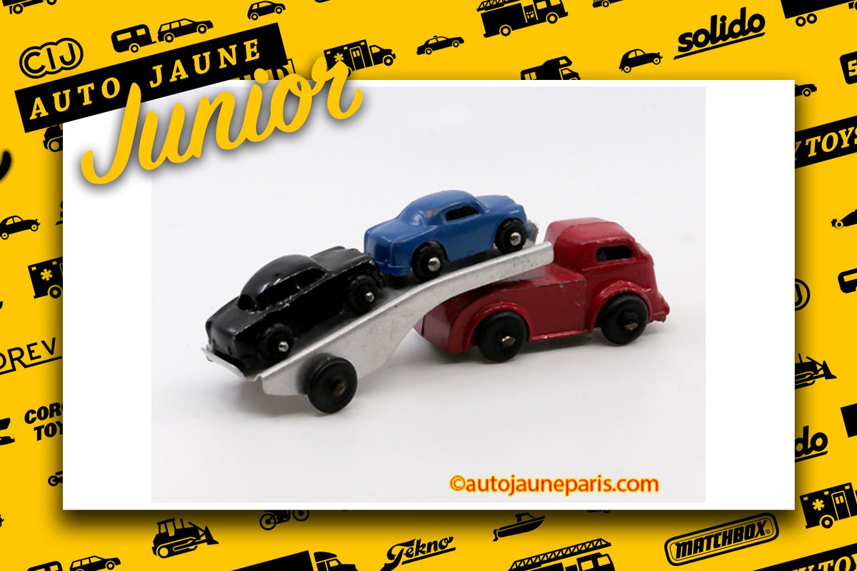#2035 - Barclay - Camion - tracteur semi plateau avec 2 autos