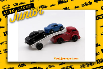 #2035 - Barclay - Camion - tracteur semi plateau avec 2 autos