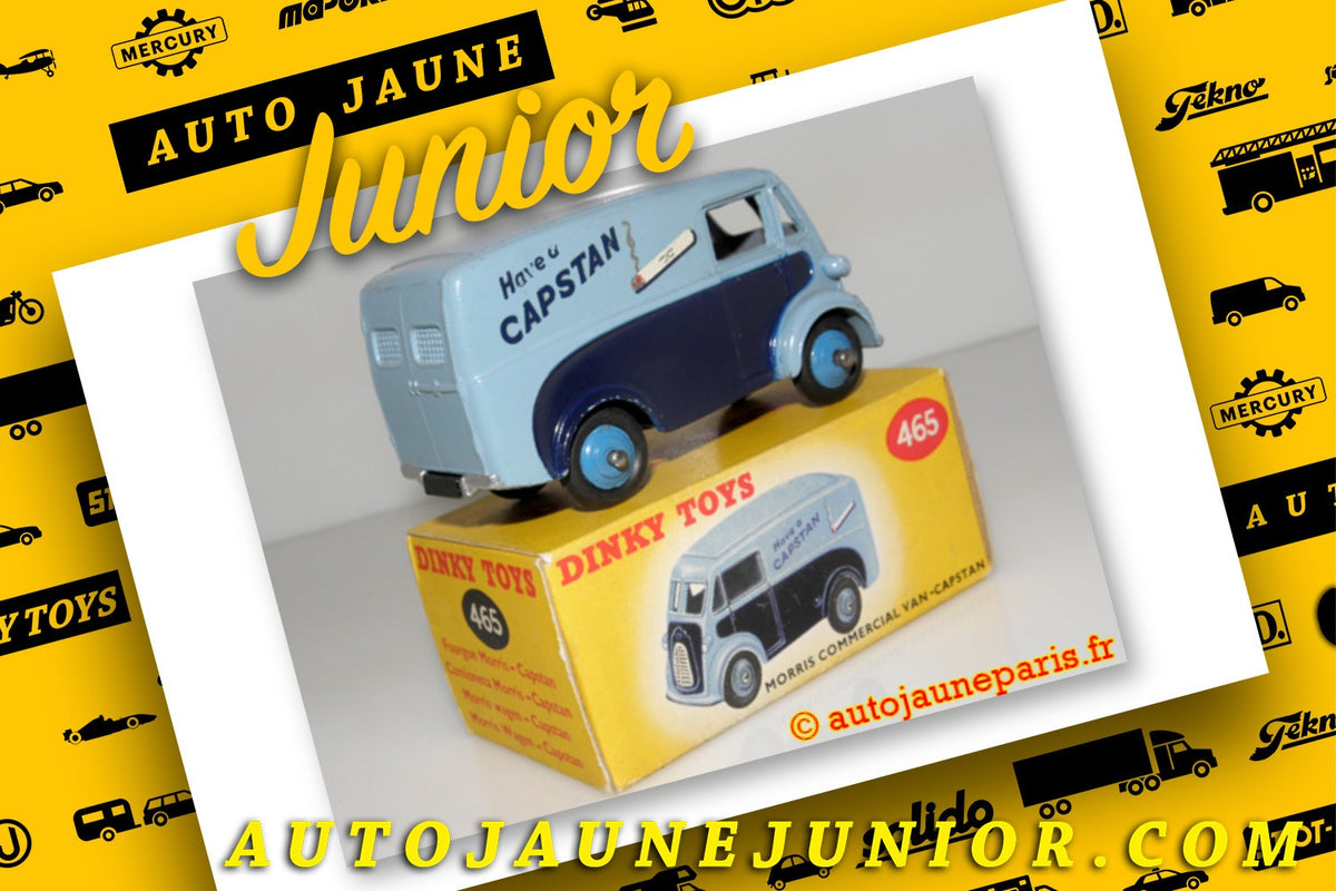 Le #2518 - Dinky Toys - Morris - 10CWT fourgon "Capstan" est en vente sur Auto Jaune Junior ! Découvrez nos collections de diecast Minialuxe, CIJ, C-I-J, JRD, J-R-D, Matchbox, Majorette.. AutoJauneJunior.com: le site de vente en ligne et de partage pour les passionés de miniatures et collectionneurs de jouets anciens ! Des centaines de modèles en vente, et des nouveautés mises en ligne chaque jour à 21h00 !