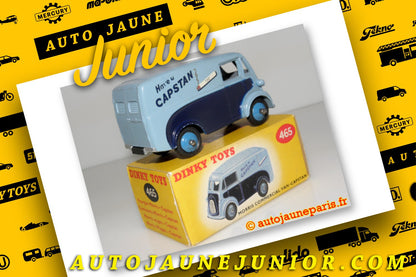 Le #2518 - Dinky Toys - Morris - 10CWT fourgon "Capstan" est en vente sur Auto Jaune Junior ! Découvrez nos collections de diecast Minialuxe, CIJ, C-I-J, JRD, J-R-D, Matchbox, Majorette.. AutoJauneJunior.com: le site de vente en ligne et de partage pour les passionés de miniatures et collectionneurs de jouets anciens ! Des centaines de modèles en vente, et des nouveautés mises en ligne chaque jour à 21h00 !