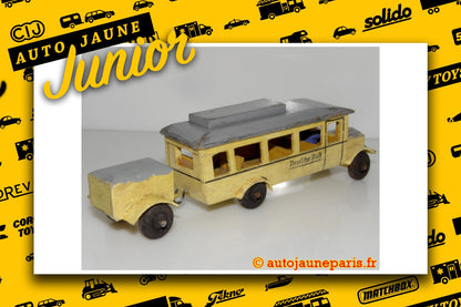 #2939 - Erzgebirge - Autocar - un essieu avec remorque "Deutsche post"