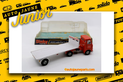 Le #2665 - Dinky Toys GB - AEC - tracteur semi remorque plateau"Truck Hire" est en vente sur Auto Jaune Junior ! Découvrez nos collections de diecast Minialuxe, CIJ, C-I-J, JRD, J-R-D, Matchbox, Majorette.. AutoJauneJunior.com: le site de vente en ligne et de partage pour les passionés de miniatures et collectionneurs de jouets anciens ! Des centaines de modèles en vente, et des nouveautés mises en ligne chaque jour à 21h00 !