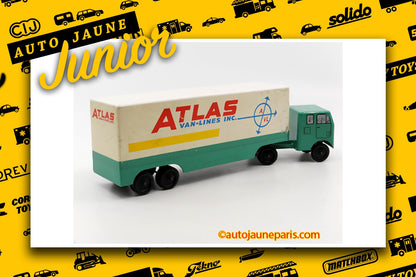 #3787 - Ralstoy - Camion - cabover semi fourgon"Atlas van lines"