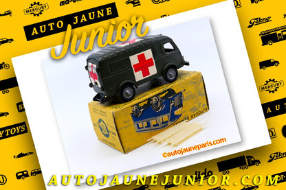 Le #2514 - C-I-J - Renault - 1000Kgs ambulance militaire Rare Variante est en vente sur Auto Jaune Junior ! Découvrez nos collections de diecast Minialuxe, CIJ, C-I-J, JRD, J-R-D, Matchbox, Majorette.. AutoJauneJunior.com: le site de vente en ligne et de partage pour les passionés de miniatures et collectionneurs de jouets anciens ! Des centaines de modèles en vente, et des nouveautés mises en ligne chaque jour à 21h00 !