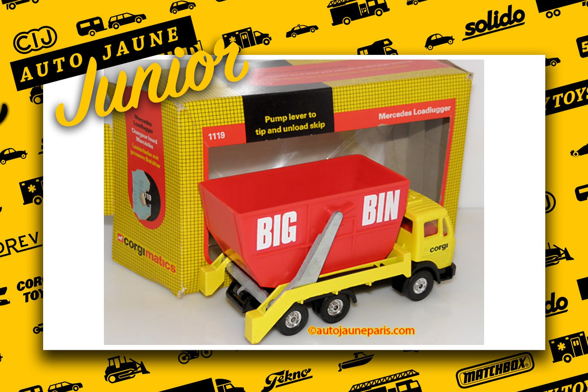 #3736 - Corgi Toys - Mercedes - camion multibenne "big Bin"