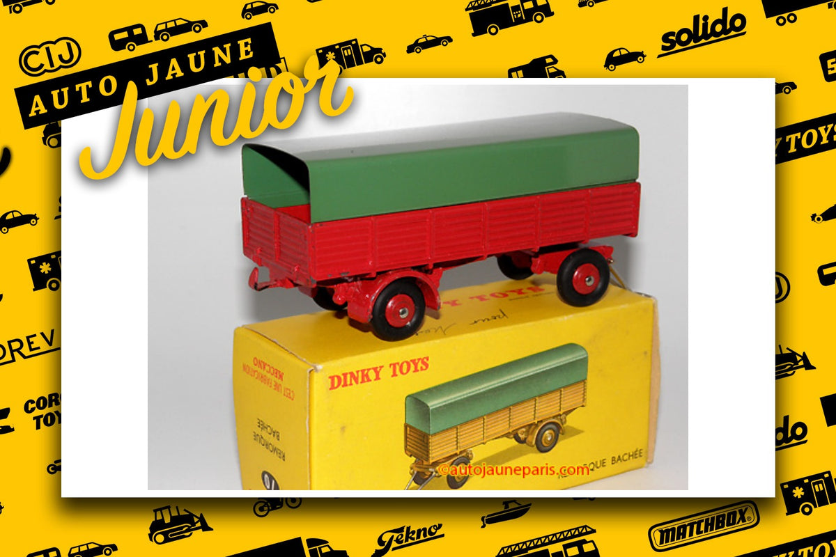 #3046 - Dinky Toys - Remorque - 2 essieux ridelles baché