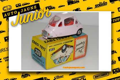 Le #2734 - Corgi Toys - Heinkel - Microcar est en vente sur Auto Jaune Junior ! Découvrez nos collections de diecast Minialuxe, CIJ, C-I-J, JRD, J-R-D, Matchbox, Majorette.. AutoJauneJunior.com: le site de vente en ligne et de partage pour les passionés de miniatures et collectionneurs de jouets anciens ! Des centaines de modèles en vente, et des nouveautés mises en ligne chaque jour à 21h00 !