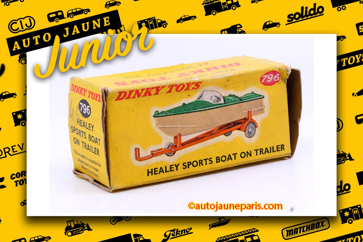 #2558 - Dinky Toys - Healey - bateau sur remorque