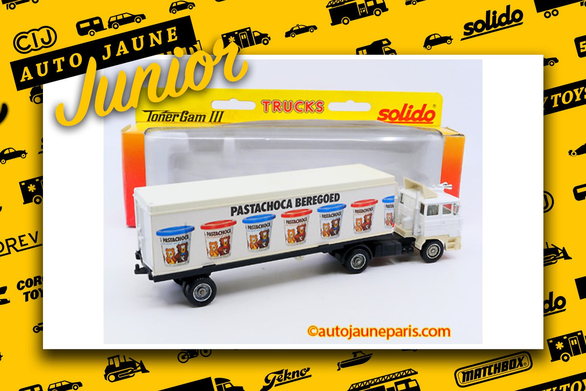 #4081 - Solido - DAF - F2800 semi fourgon"Pastachoca beregoed"