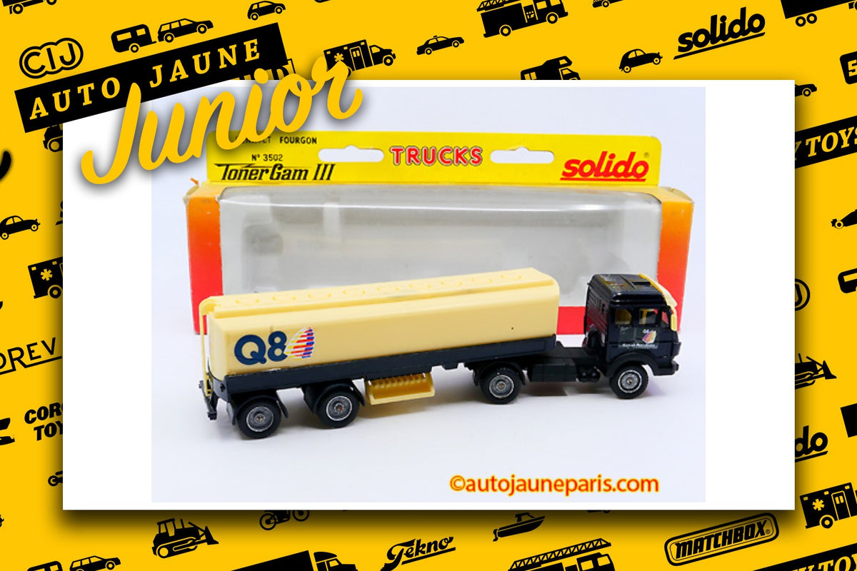 #4080 - Solido - Mercedes - semi remorque citerne"Q8"