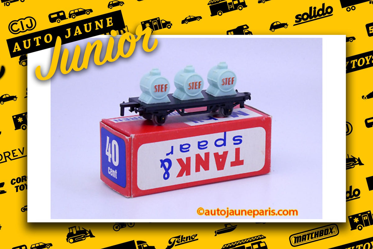 #3774 - Majorette - wagon - plateau avec 3 cuves STEF