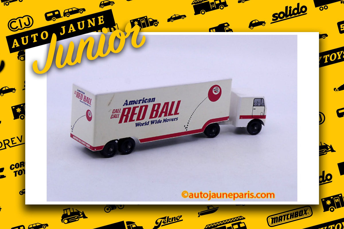 #3788 - Ralstoy - Kenworth - tracteur semi-remorque fourgon de déménagement Red Ball