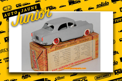 Le #2749 - Norev - Peugeot - 403 est en vente sur Auto Jaune Junior ! Découvrez nos collections de diecast Minialuxe, CIJ, C-I-J, JRD, J-R-D, Matchbox, Majorette.. AutoJauneJunior.com: le site de vente en ligne et de partage pour les passionés de miniatures et collectionneurs de jouets anciens ! Des centaines de modèles en vente, et des nouveautés mises en ligne chaque jour à 21h00 !