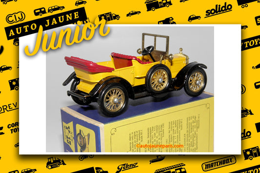 Le #2723 - Matchbox - Daimler - torpedo 1911 est en vente sur Auto Jaune Junior ! Découvrez nos collections de diecast Minialuxe, CIJ, C-I-J, JRD, J-R-D, Matchbox, Majorette.. AutoJauneJunior.com: le site de vente en ligne et de partage pour les passionés de miniatures et collectionneurs de jouets anciens ! Des centaines de modèles en vente, et des nouveautés mises en ligne chaque jour à 21h00 !