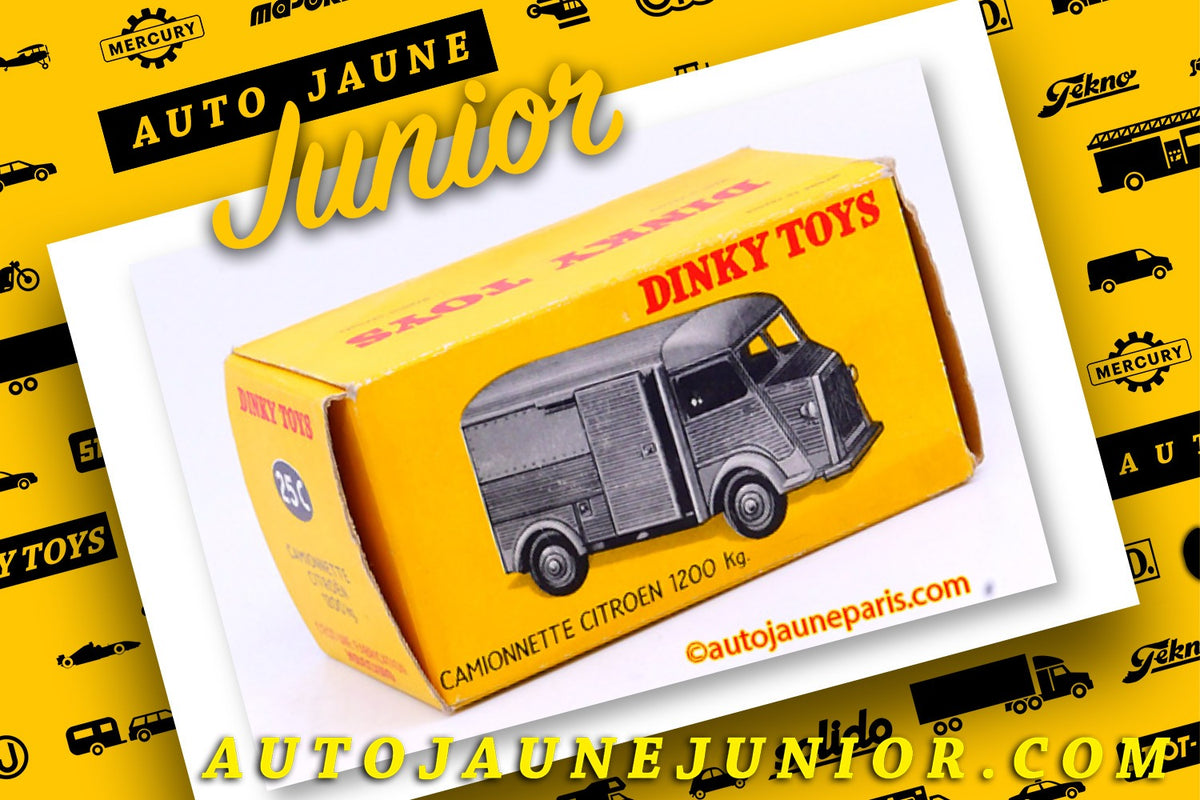 Le #2524 - Dinky Toys - Citroën - 1200kgs est en vente sur Auto Jaune Junior ! Découvrez nos collections de diecast Minialuxe, CIJ, C-I-J, JRD, J-R-D, Matchbox, Majorette.. AutoJauneJunior.com: le site de vente en ligne et de partage pour les passionés de miniatures et collectionneurs de jouets anciens ! Des centaines de modèles en vente, et des nouveautés mises en ligne chaque jour à 21h00 !