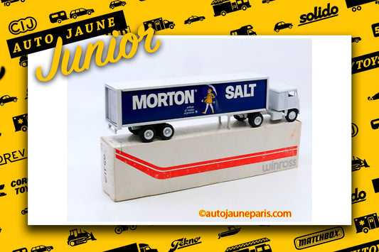 #2826 - Winross - White - 7000 semi fourgon "Morton salt"