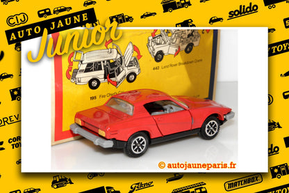 Le #2656 - Dinky Toys GB - Triumph - TR7 sport car est en vente sur Auto Jaune Junior ! Découvrez nos collections de diecast Minialuxe, CIJ, C-I-J, JRD, J-R-D, Matchbox, Majorette.. AutoJauneJunior.com: le site de vente en ligne et de partage pour les passionés de miniatures et collectionneurs de jouets anciens ! Des centaines de modèles en vente, et des nouveautés mises en ligne chaque jour à 21h00 !