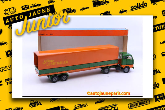 #3124 - Tekno - Volvo - F89 tracteur semi remorque bâché Tekno longtrailer