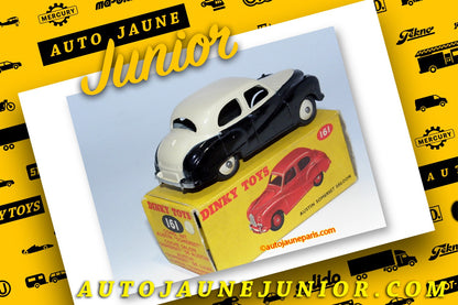 Le #2510 - Dinky Toys - Austin - Sommerset bicolore est en vente sur Auto Jaune Junior ! Découvrez nos collections de diecast Minialuxe, CIJ, C-I-J, JRD, J-R-D, Matchbox, Majorette.. AutoJauneJunior.com: le site de vente en ligne et de partage pour les passionés de miniatures et collectionneurs de jouets anciens ! Des centaines de modèles en vente, et des nouveautés mises en ligne chaque jour à 21h00 !