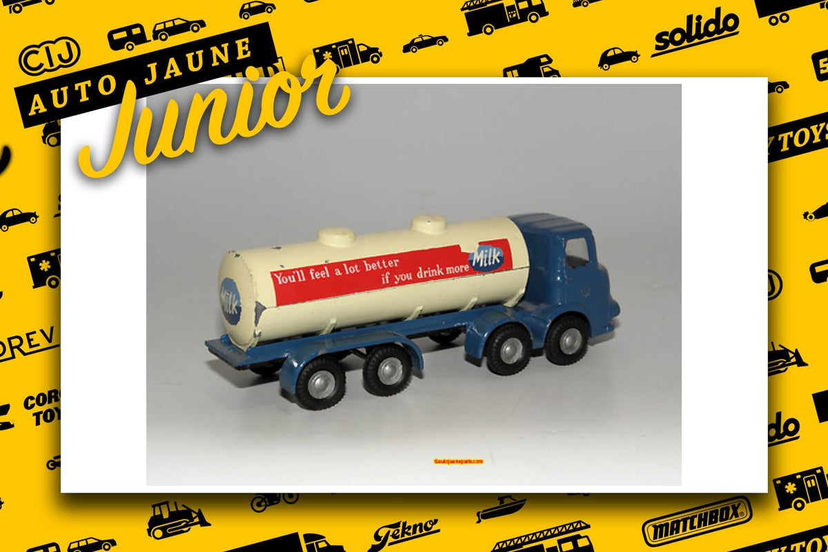 Le #2735 - Budgie - Albion - camion citerne laitier est en vente sur Auto Jaune Junior ! Découvrez nos collections de diecast Minialuxe, CIJ, C-I-J, JRD, J-R-D, Matchbox, Majorette.. AutoJauneJunior.com: le site de vente en ligne et de partage pour les passionés de miniatures et collectionneurs de jouets anciens ! Des centaines de modèles en vente, et des nouveautés mises en ligne chaque jour à 21h00 !