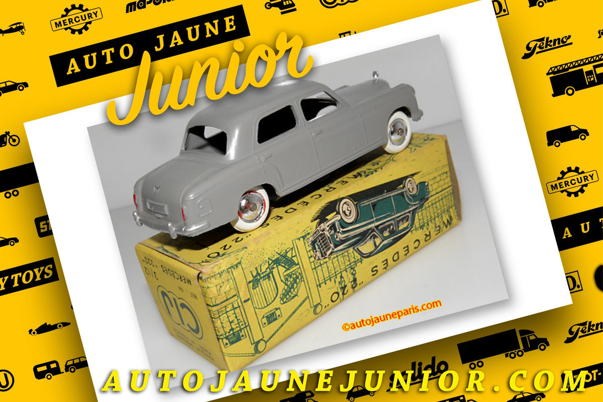 Le #2516 - C-I-J - Mercedes - 220 berline est en vente sur Auto Jaune Junior ! Découvrez nos collections de diecast Minialuxe, CIJ, C-I-J, JRD, J-R-D, Matchbox, Majorette.. AutoJauneJunior.com: le site de vente en ligne et de partage pour les passionés de miniatures et collectionneurs de jouets anciens ! Des centaines de modèles en vente, et des nouveautés mises en ligne chaque jour à 21h00 !
