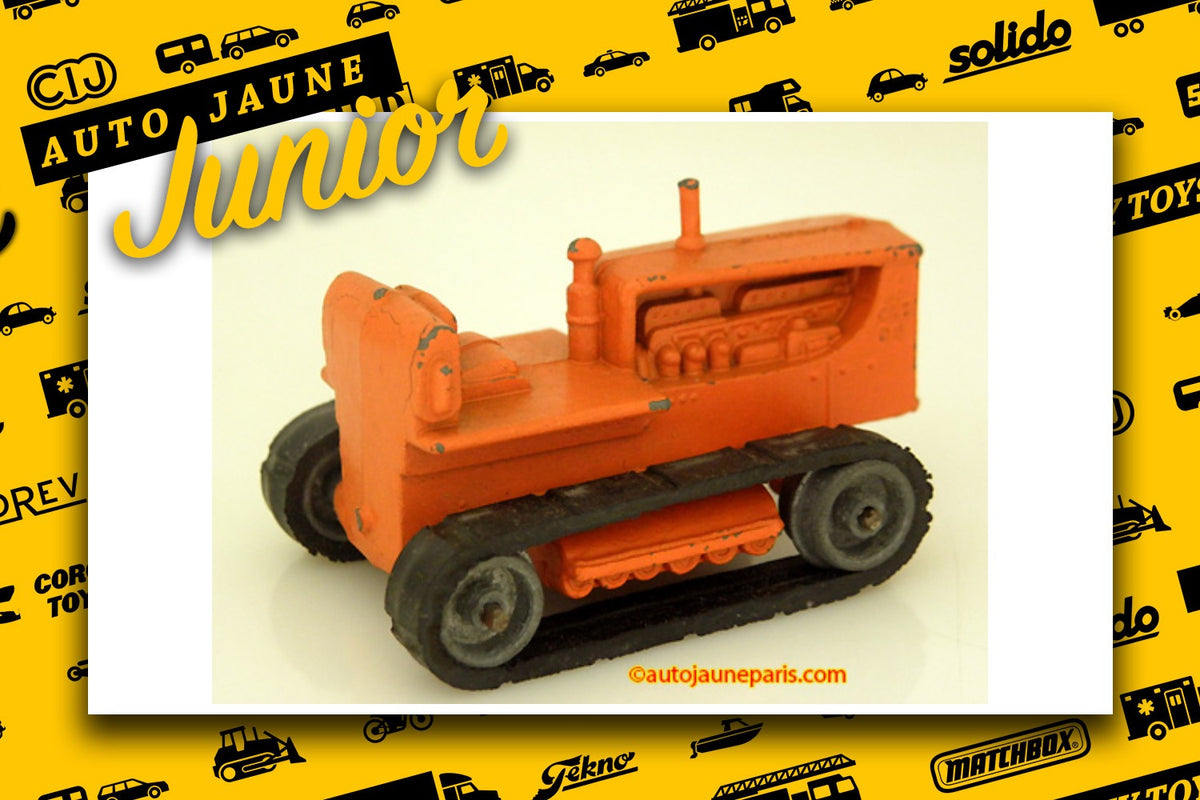 Le #2728 - Budgie - Caterpillar - heavy tractor est en vente sur Auto Jaune Junior ! Découvrez nos collections de diecast Minialuxe, CIJ, C-I-J, JRD, J-R-D, Matchbox, Majorette.. AutoJauneJunior.com: le site de vente en ligne et de partage pour les passionés de miniatures et collectionneurs de jouets anciens ! Des centaines de modèles en vente, et des nouveautés mises en ligne chaque jour à 21h00 !