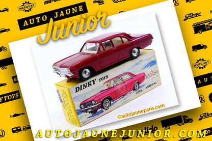 Le #2495 - Dinky Toys - Opel - Admiral est en vente sur Auto Jaune Junior ! Découvrez nos collections de diecast Dinky-Toys, Corgi, Corgi-Toys, Solido, Norev.. Découvrez notre magasin physique, AutoJaune Paris, ouvert en 1984 par Vincent Espinasse. 41 rue Cavendish, 75019 Paris. Tel: 01 42 40 61 23. Ouvert les mardi et vendredi de 13h à 19h.