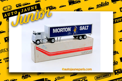 #2826 - Winross - White - 7000 semi fourgon "Morton salt"