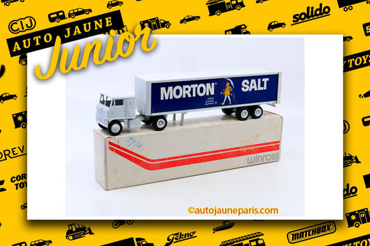 #2826 - Winross - White - 7000 semi fourgon "Morton salt"