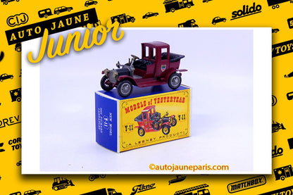 Le #2725 - Matchbox - Packard - Landaulet 1912 est en vente sur Auto Jaune Junior ! Découvrez nos collections de diecast Dinky-Toys, Corgi, Corgi-Toys, Solido, Norev.. Découvrez notre magasin physique, AutoJaune Paris, ouvert en 1984 par Vincent Espinasse. 41 rue Cavendish, 75019 Paris. Tel: 01 42 40 61 23. Ouvert les mardi et vendredi de 13h à 19h.