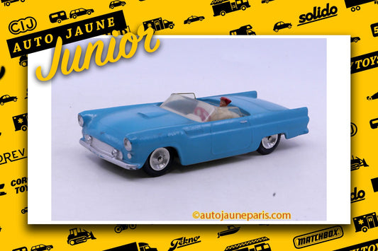 Le #2688 - Solido - Ford - Thunderbird cabriolet est en vente sur Auto Jaune Junior ! Découvrez nos collections de diecast Dinky-Toys, Corgi, Corgi-Toys, Solido, Norev.. Découvrez notre magasin physique, AutoJaune Paris, ouvert en 1984 par Vincent Espinasse. 41 rue Cavendish, 75019 Paris. Tel: 01 42 40 61 23. Ouvert les mardi et vendredi de 13h à 19h.