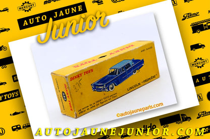 Le #2523 - Dinky Toys - Lincoln - Première est en vente sur Auto Jaune Junior ! Découvrez nos collections de diecast Dinky-Toys, Corgi, Corgi-Toys, Solido, Norev.. Découvrez notre magasin physique, AutoJaune Paris, ouvert en 1984 par Vincent Espinasse. 41 rue Cavendish, 75019 Paris. Tel: 01 42 40 61 23. Ouvert les mardi et vendredi de 13h à 19h.