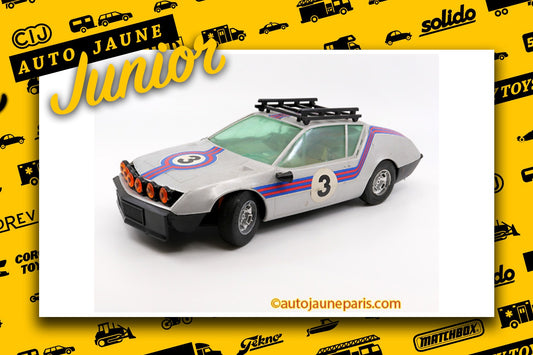 Le #2650 - Jouet Mont-Blanc - Alpine Renault - A310 rallye est en vente sur Auto Jaune Junior ! Découvrez nos collections de diecast Dinky-Toys, Corgi, Corgi-Toys, Solido, Norev.. Découvrez notre magasin physique, AutoJaune Paris, ouvert en 1984 par Vincent Espinasse. 41 rue Cavendish, 75019 Paris. Tel: 01 42 40 61 23. Ouvert les mardi et vendredi de 13h à 19h.